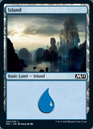 Island (264) [Core Set 2021] MTG Single Magic: The Gathering  | Multizone: Comics And Games