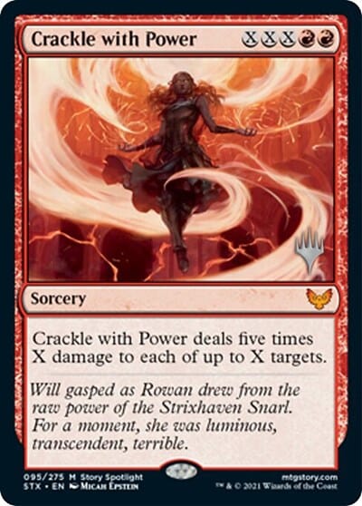 Crackle with Power (Promo Pack) [Strixhaven: School of Mages Promos] MTG Single Magic: The Gathering  | Multizone: Comics And Games