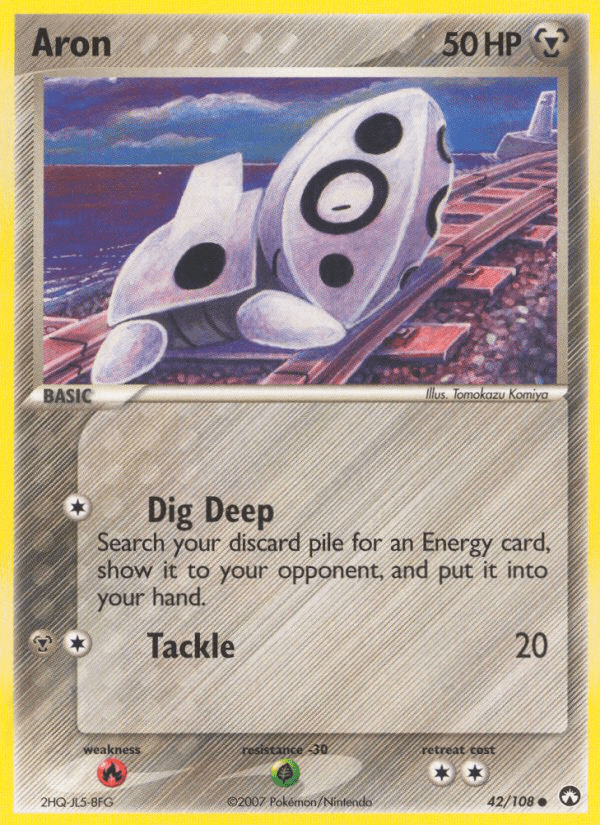 Aron (42/108) [EX: Power Keepers] Pokemon Single Pokémon  | Multizone: Comics And Games