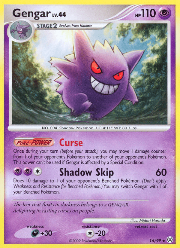 Gengar (16/99) [Platinum: Arceus] Pokemon Single Pokémon  | Multizone: Comics And Games