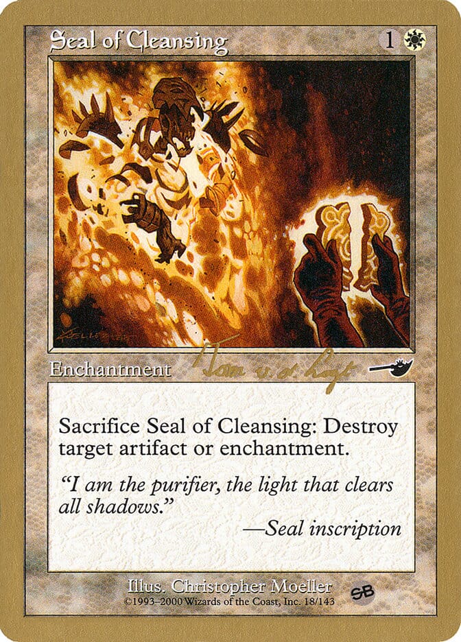 Seal of Cleansing (Tom van de Logt) (SB) [World Championship Decks 2000] MTG Single Magic: The Gathering  | Multizone: Comics And Games