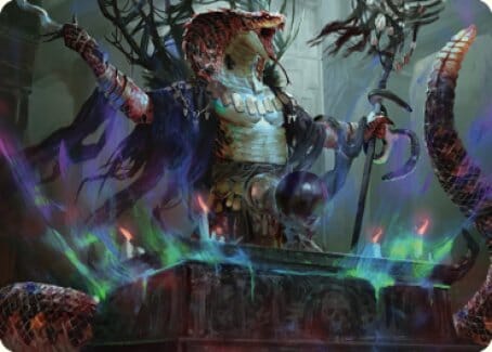 Sivriss, Nightmare Speaker Art Card (32) [Commander Legends: Battle for Baldur's Gate Art Series] MTG Single Magic: The Gathering  | Multizone: Comics And Games