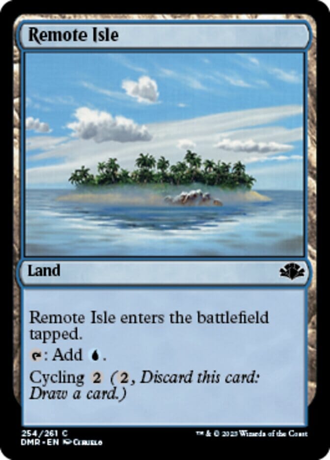 Remote Isle [Dominaria Remastered] MTG Single Magic: The Gathering  | Multizone: Comics And Games