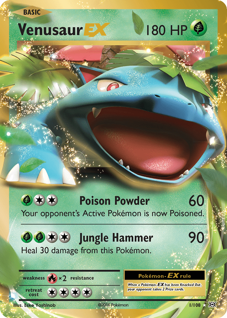Venusaur EX (1/108) [XY: Evolutions] Pokemon Single Pokémon  | Multizone: Comics And Games