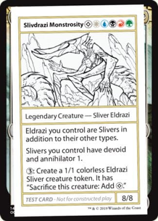 Slivdrazi Monstrosity (2021 Edition) [Mystery Booster Playtest Cards] MTG Single Magic: The Gathering  | Multizone: Comics And Games