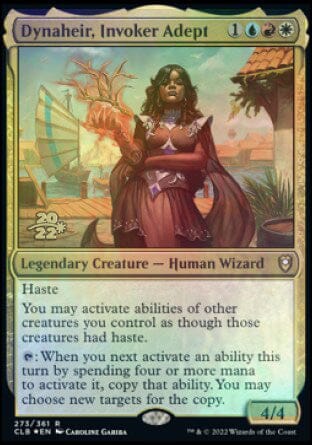 Dynaheir, Invoker Adept [Commander Legends: Battle for Baldur's Gate Prerelease Promos] MTG Single Magic: The Gathering  | Multizone: Comics And Games