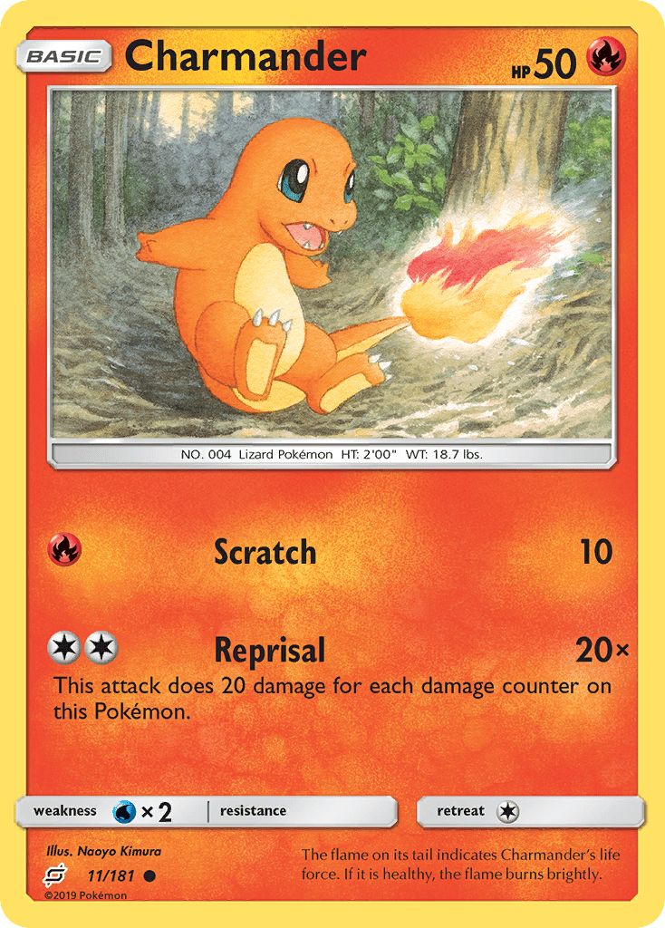 Charmander (11/181) [Sun & Moon: Team Up] Pokemon Single Pokémon  | Multizone: Comics And Games