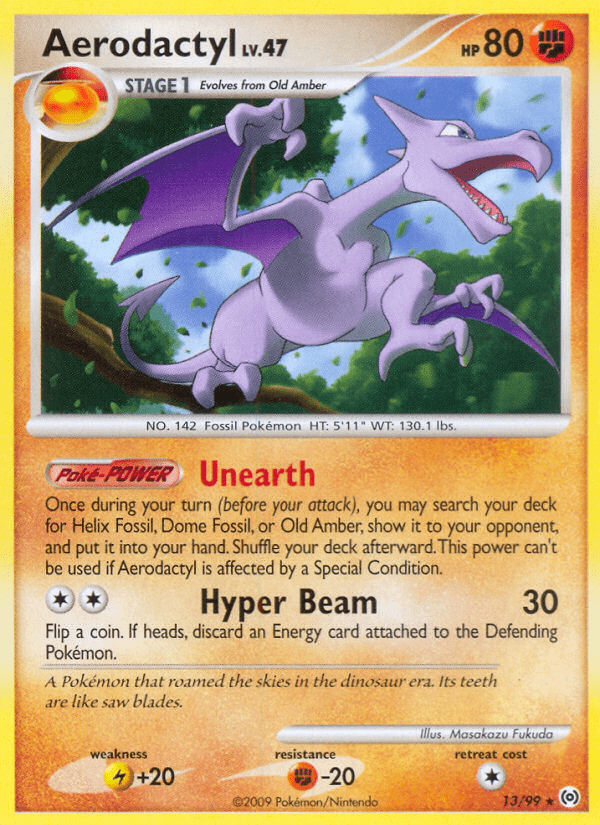 Aerodactyl (13/99) [Platinum: Arceus] Pokemon Single Pokémon  | Multizone: Comics And Games