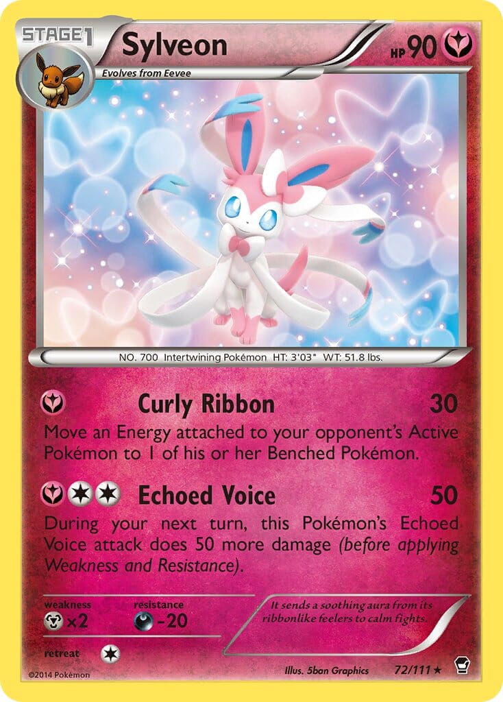 Sylveon (72/111) (Theme Deck Exclusive) [XY: Furious Fists] Pokemon Single Pokémon  | Multizone: Comics And Games