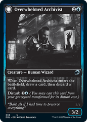 Overwhelmed Archivist // Archive Haunt [Innistrad: Double Feature] MTG Single Magic: The Gathering  | Multizone: Comics And Games