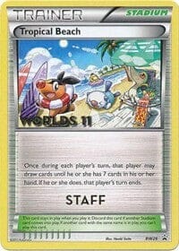 Tropical Beach (BW28) (Staff) [Black & White: Black Star Promos] Pokemon Single Pokémon  | Multizone: Comics And Games