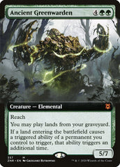 Ancient Greenwarden (Extended Art) [Zendikar Rising] MTG Single Magic: The Gathering  | Multizone: Comics And Games