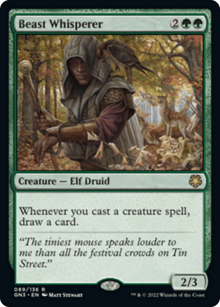 Beast Whisperer [Game Night: Free-for-All] MTG Single Magic: The Gathering  | Multizone: Comics And Games