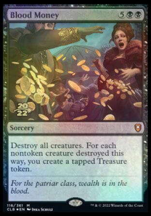 Blood Money [Commander Legends: Battle for Baldur's Gate Prerelease Promos] MTG Single Magic: The Gathering  | Multizone: Comics And Games