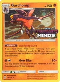 Garchomp (114/236) (Cosmos Holo) [Sun & Moon: Unified Minds] Pokemon Single Pokémon  | Multizone: Comics And Games
