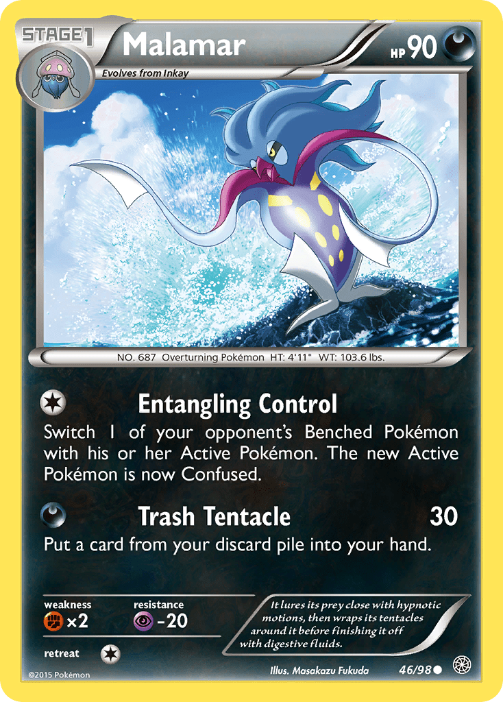 Malamar (46/98) [XY: Ancient Origins] Pokemon Single Pokémon  | Multizone: Comics And Games