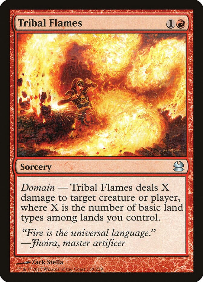 Tribal Flames [Modern Masters] MTG Single Magic: The Gathering  | Multizone: Comics And Games