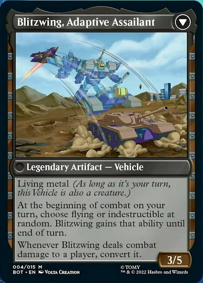 Blitzwing, Cruel Tormentor // Blitzwing, Adaptive Assailant [Universes Beyond: Transformers] MTG Single Magic: The Gathering  | Multizone: Comics And Games