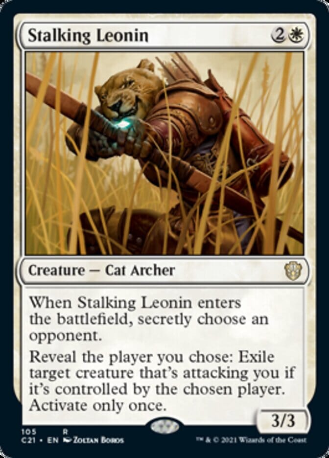 Stalking Leonin [Commander 2021] MTG Single Magic: The Gathering  | Multizone: Comics And Games
