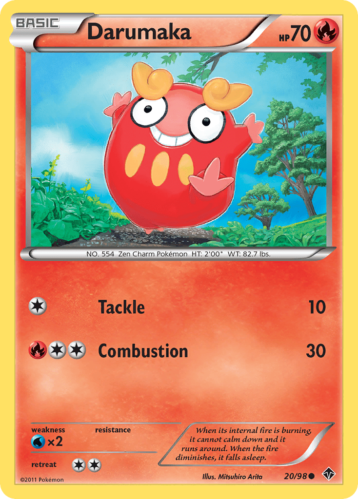 Darumaka (20/98) [Black & White: Emerging Powers] Pokemon Single Pokémon  | Multizone: Comics And Games