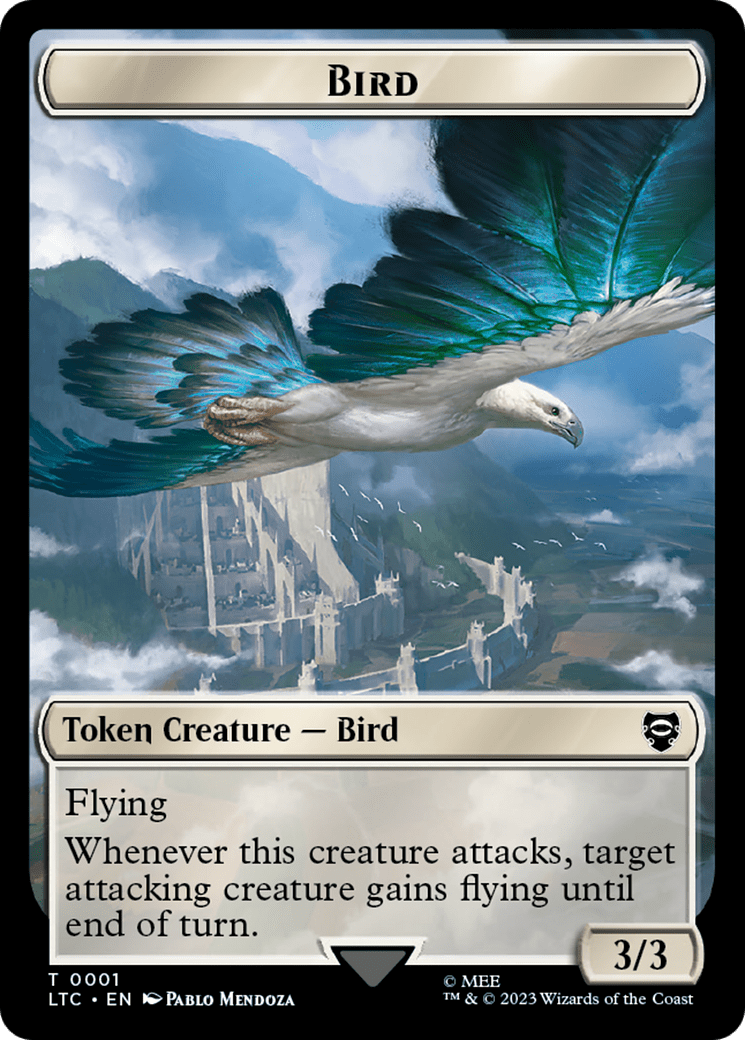 Bird // Food Token [The Lord of the Rings: Tales of Middle-Earth Commander Tokens] MTG Single Magic: The Gathering  | Multizone: Comics And Games