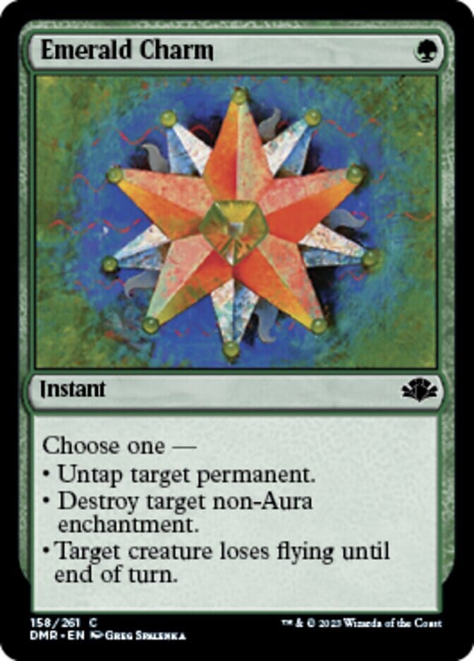 Emerald Charm [Dominaria Remastered] MTG Single Magic: The Gathering  | Multizone: Comics And Games
