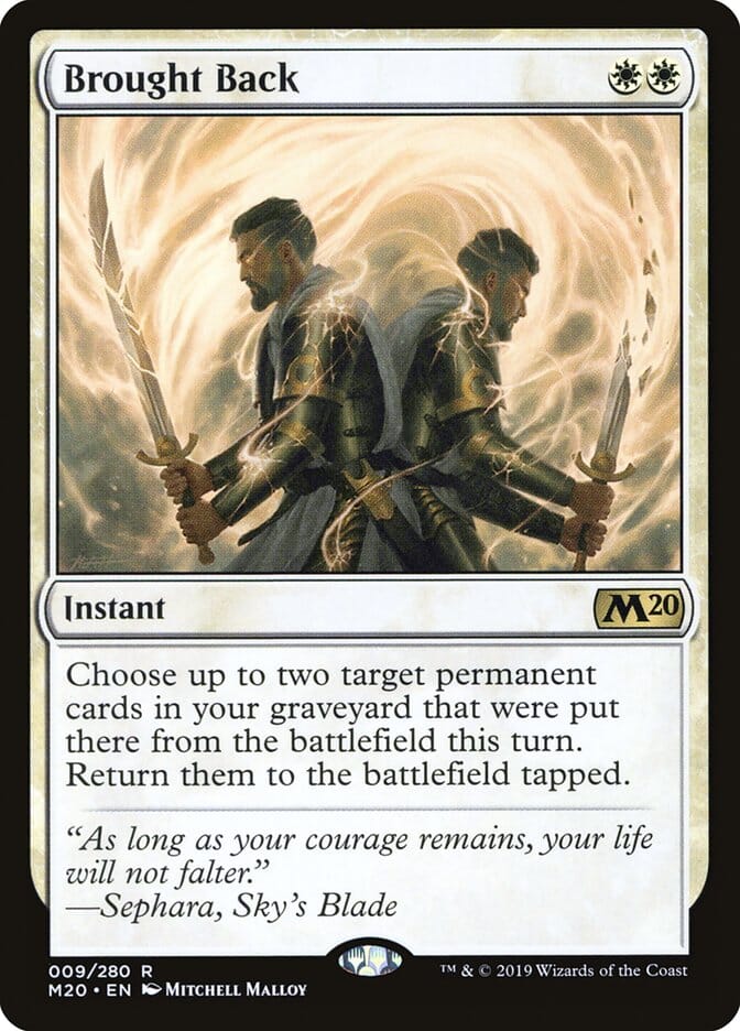 Brought Back [Core Set 2020] MTG Single Magic: The Gathering  | Multizone: Comics And Games