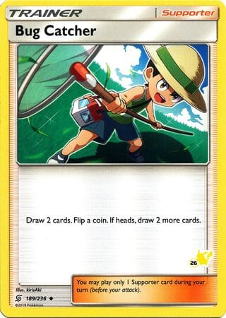 Bug Catcher (189/236) (Pikachu Stamp #26) [Battle Academy 2020] Pokemon Single Pokémon  | Multizone: Comics And Games