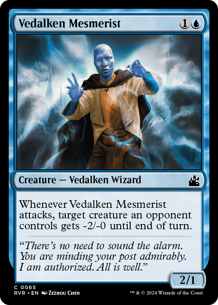 Vedalken Mesmerist [Ravnica Remastered] MTG Single Magic: The Gathering  | Multizone: Comics And Games