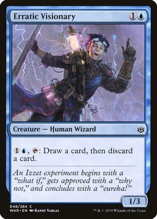 Erratic Visionary [War of the Spark] MTG Single Magic: The Gathering  | Multizone: Comics And Games