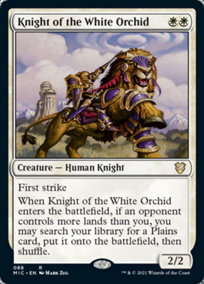 Knight of the White Orchid [Innistrad: Midnight Hunt Commander] MTG Single Magic: The Gathering  | Multizone: Comics And Games