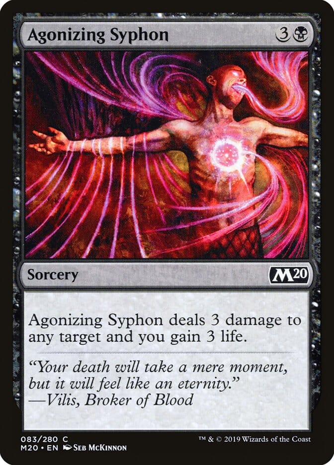 Agonizing Syphon [Core Set 2020] MTG Single Magic: The Gathering  | Multizone: Comics And Games