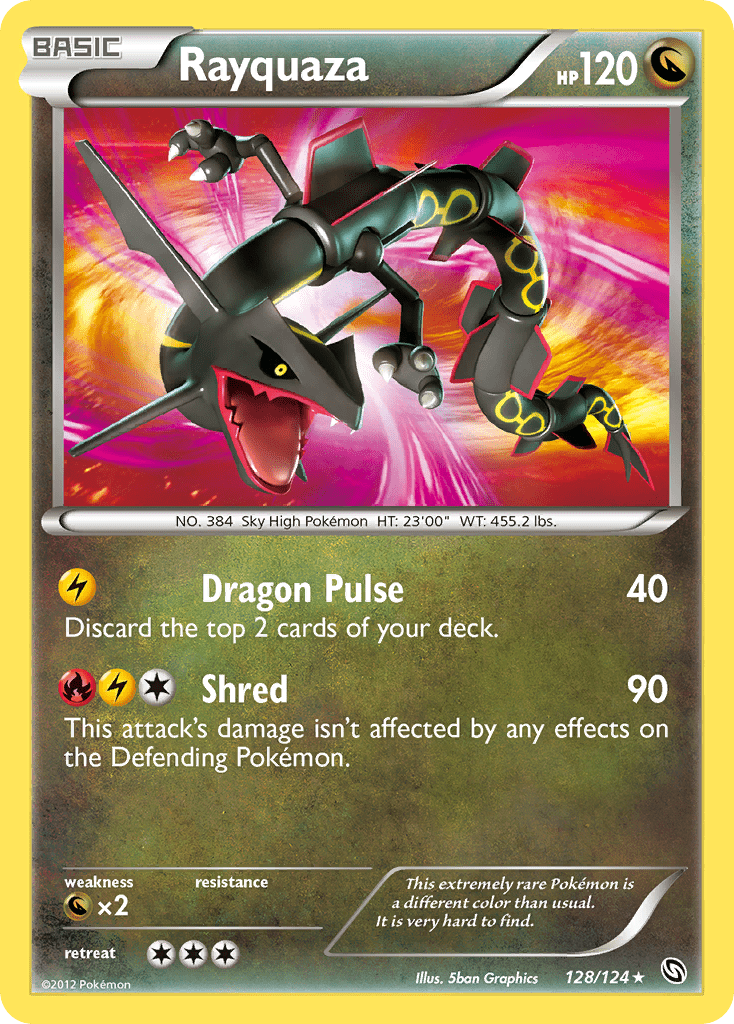 Rayquaza (128/124) [Black & White: Dragons Exalted] Pokemon Single Pokémon  | Multizone: Comics And Games