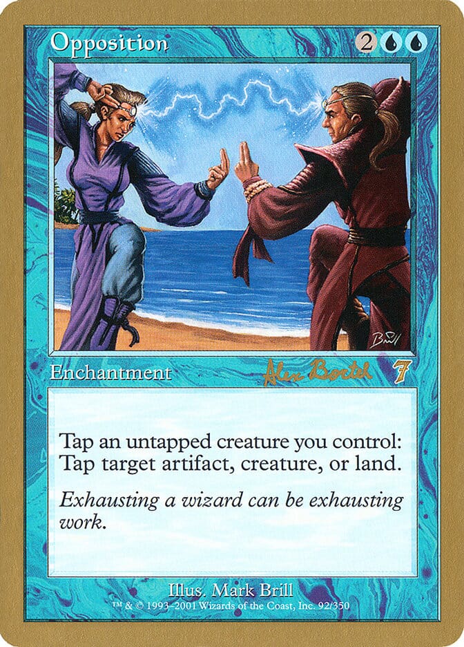 Opposition (Alex Borteh) [World Championship Decks 2001] MTG Single Magic: The Gathering  | Multizone: Comics And Games