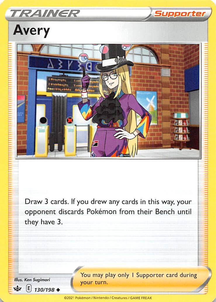 Avery (130/198) [Sword & Shield: Chilling Reign] Pokemon Single Pokémon  | Multizone: Comics And Games