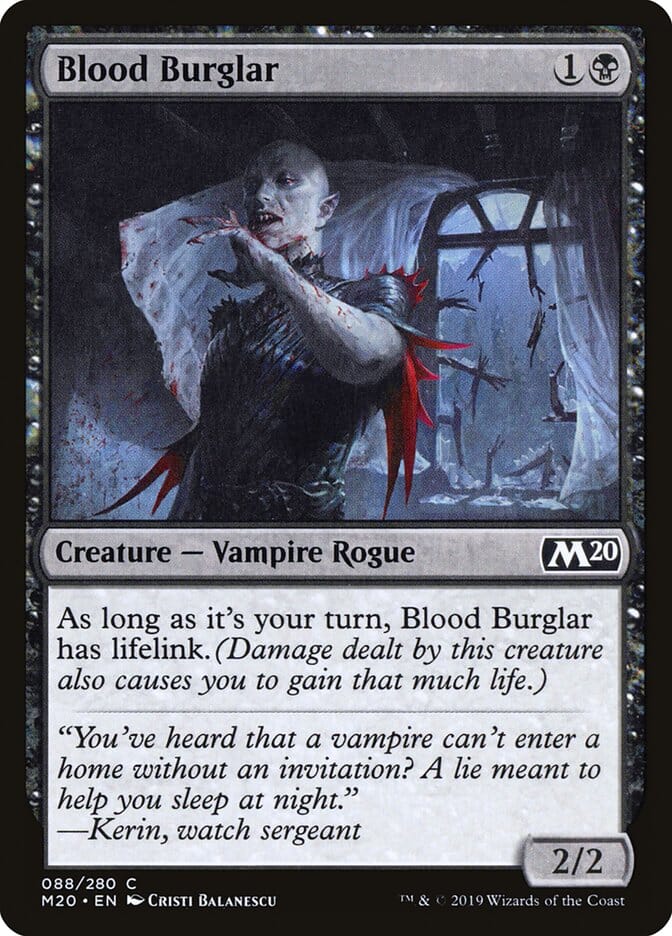 Blood Burglar [Core Set 2020] MTG Single Magic: The Gathering  | Multizone: Comics And Games