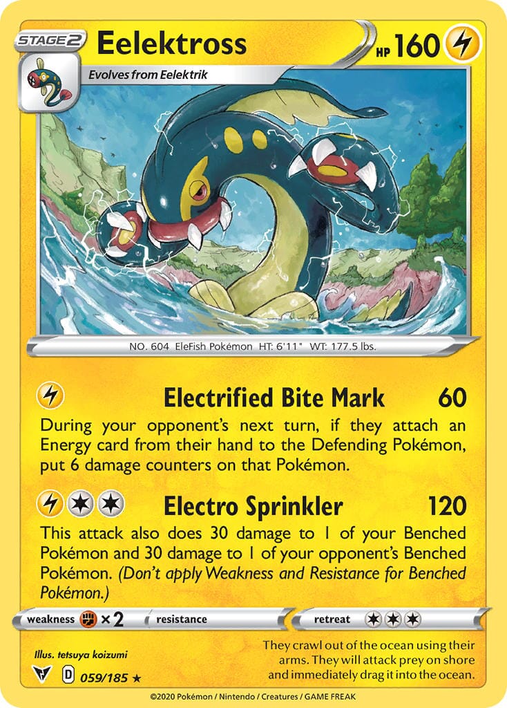Eelektross (059/185) [Sword & Shield: Vivid Voltage] Pokemon Single Pokémon  | Multizone: Comics And Games