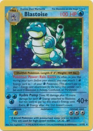 Blastoise (2/102) [Base Set Shadowless Unlimited] Pokemon Single Pokémon  | Multizone: Comics And Games