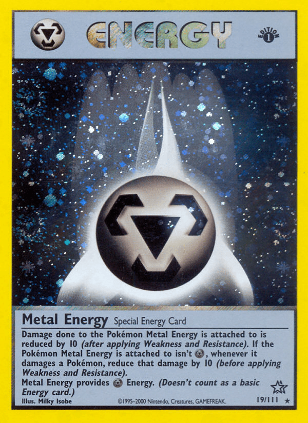 Metal Energy (19/111) [Neo Genesis 1st Edition] Pokemon Single Pokémon  | Multizone: Comics And Games