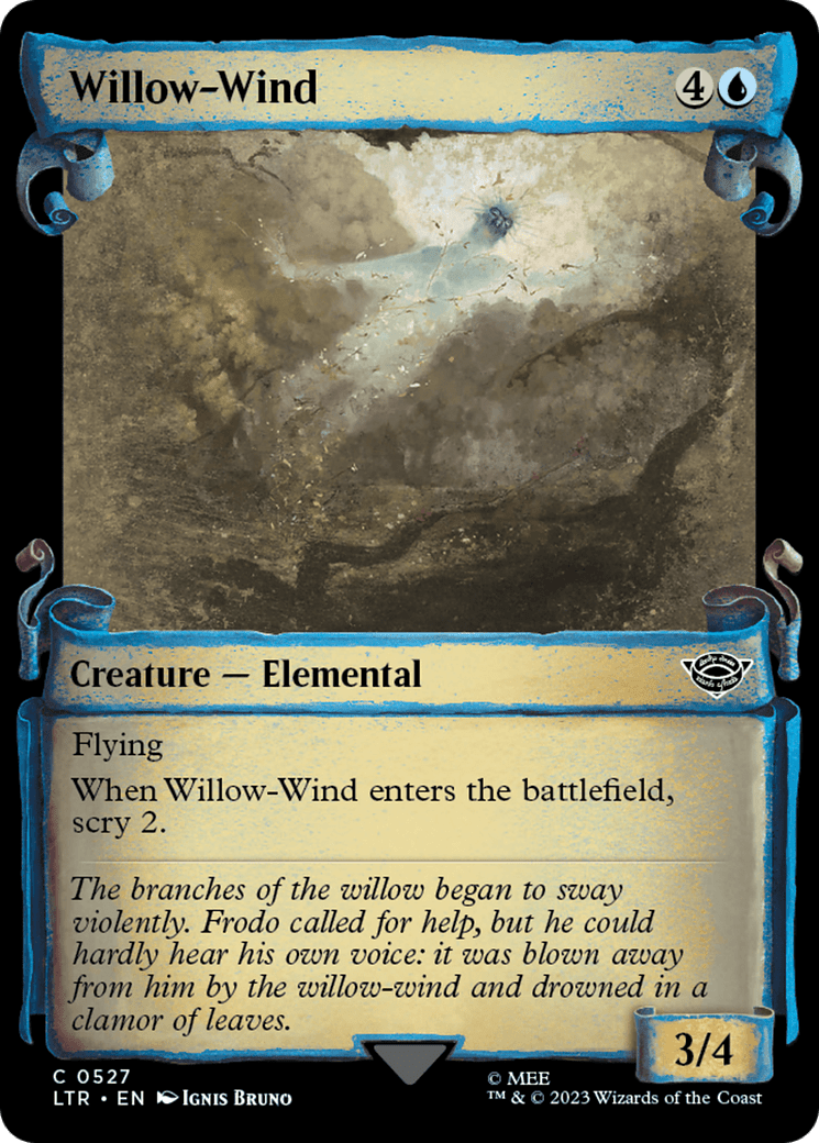 Willow-Wind [The Lord of the Rings: Tales of Middle-Earth Showcase Scrolls] MTG Single Magic: The Gathering  | Multizone: Comics And Games