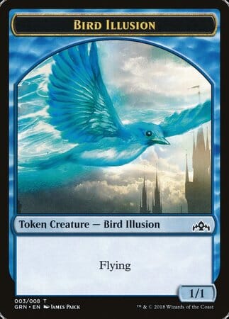 Bird Illusion Token [Guilds of Ravnica Tokens] MTG Single Magic: The Gathering  | Multizone: Comics And Games