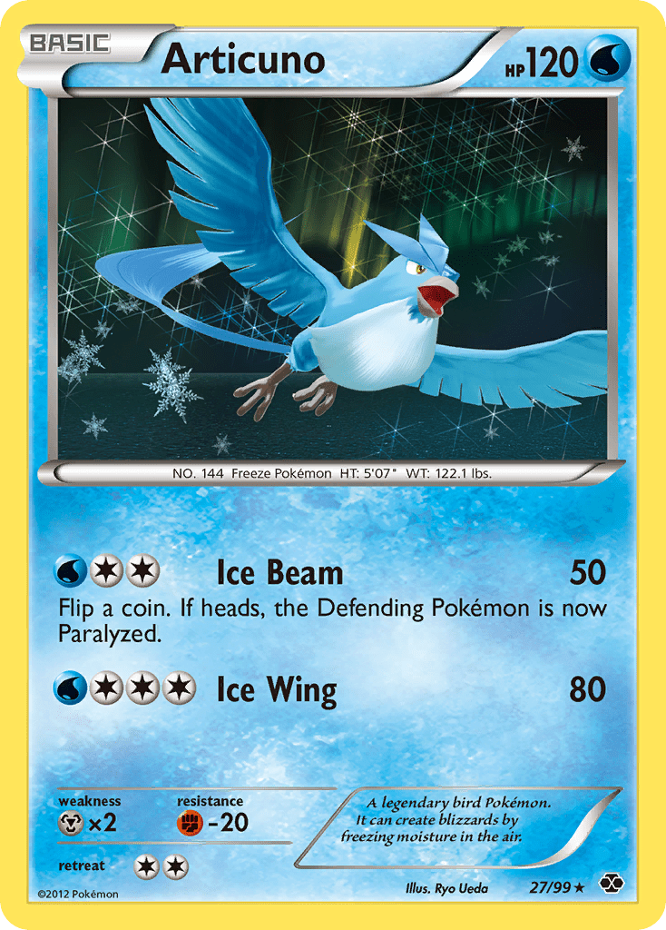 Articuno (27/99) [Black & White: Next Destinies] Pokemon Single Pokémon  | Multizone: Comics And Games