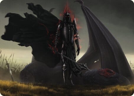 Witch-king of Angmar Art Card [The Lord of the Rings: Tales of Middle-earth Art Series] MTG Single Magic: The Gathering  | Multizone: Comics And Games