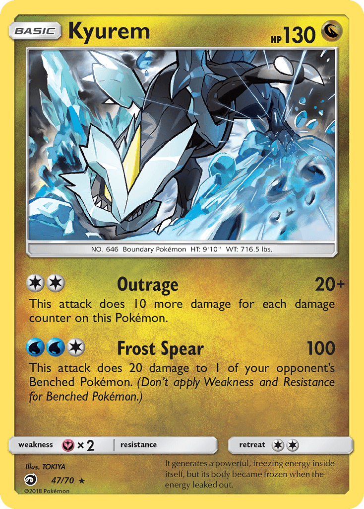 Kyurem (47/70) [Sun & Moon: Dragon Majesty] Pokemon Single Pokémon  | Multizone: Comics And Games