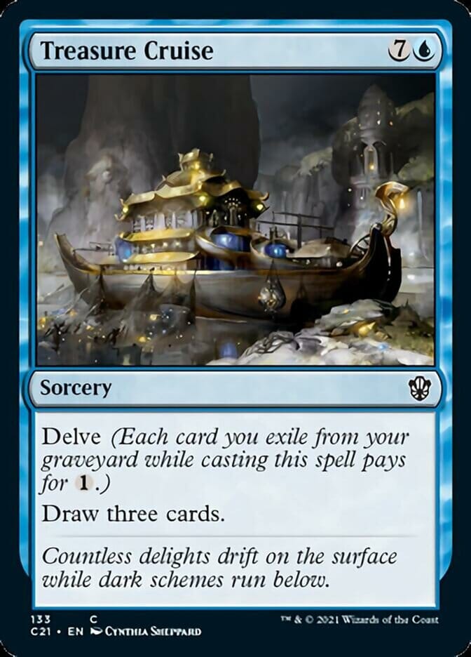 Treasure Cruise [Commander 2021] MTG Single Magic: The Gathering  | Multizone: Comics And Games