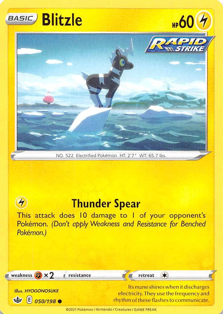 Blitzle (050/198) [Sword & Shield: Chilling Reign] Pokemon Single Pokémon  | Multizone: Comics And Games