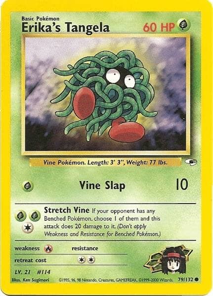 Erika's Tangela (79/132) [Gym Heroes Unlimited] Pokemon Single Pokémon  | Multizone: Comics And Games