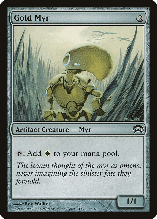 Gold Myr [Planechase] MTG Single Magic: The Gathering  | Multizone: Comics And Games