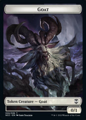 Zombie // Goat Double-sided Token [Streets of New Capenna Commander Tokens] MTG Single Magic: The Gathering  | Multizone: Comics And Games