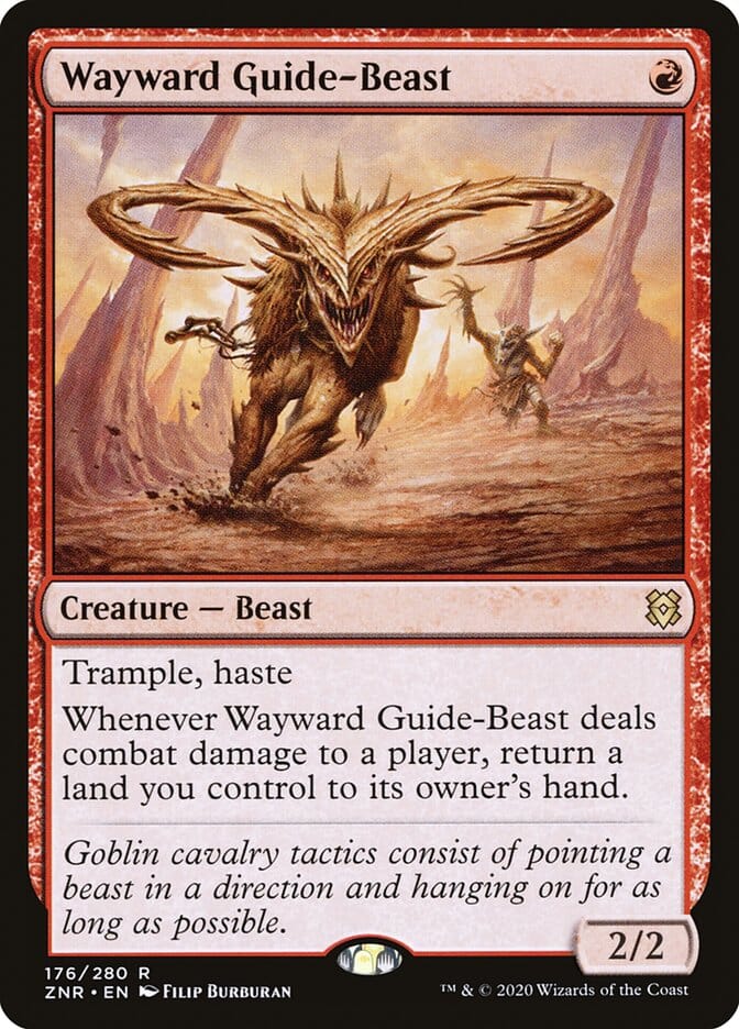 Wayward Guide-Beast [Zendikar Rising] MTG Single Magic: The Gathering  | Multizone: Comics And Games